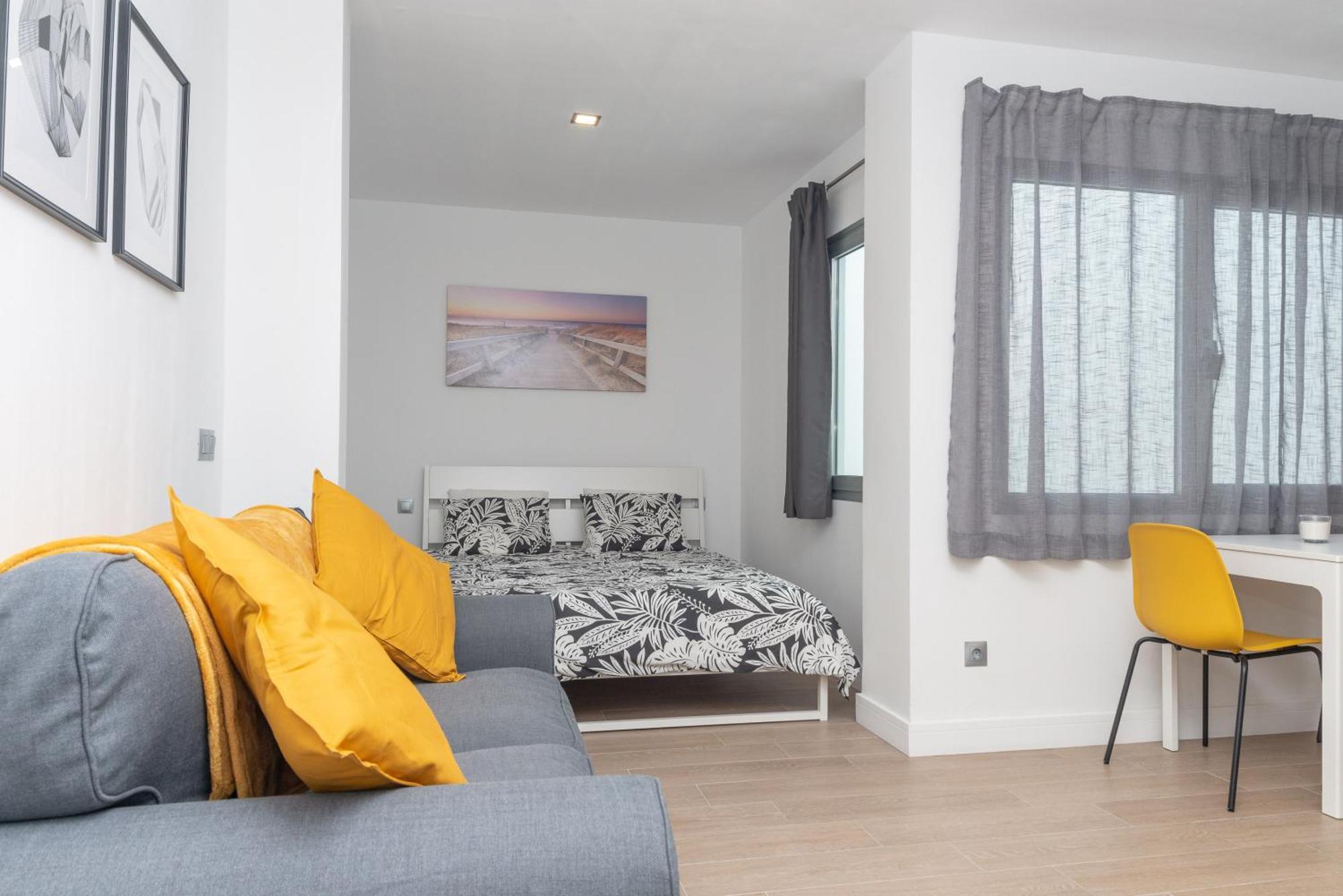 Estudio Con Balcon Playa Las Canteras Las Palmas de Gran Canárias Exterior foto