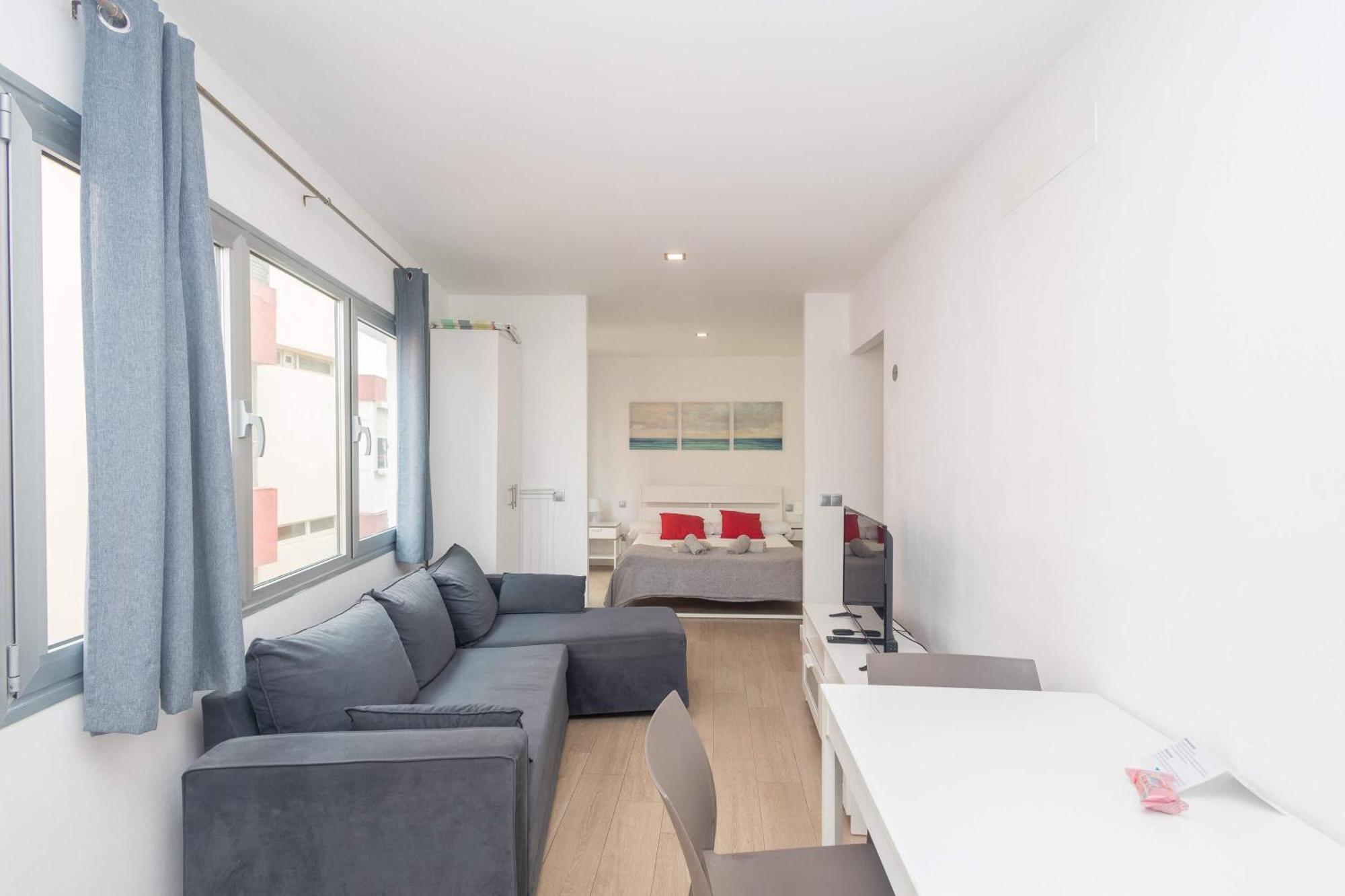 Estudio Con Balcon Playa Las Canteras Las Palmas de Gran Canárias Exterior foto