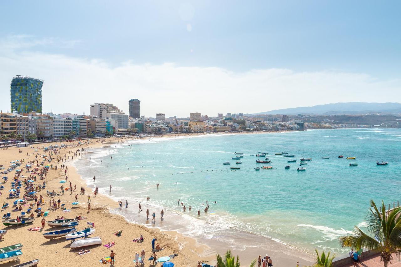 Estudio Con Balcon Playa Las Canteras Las Palmas de Gran Canárias Exterior foto