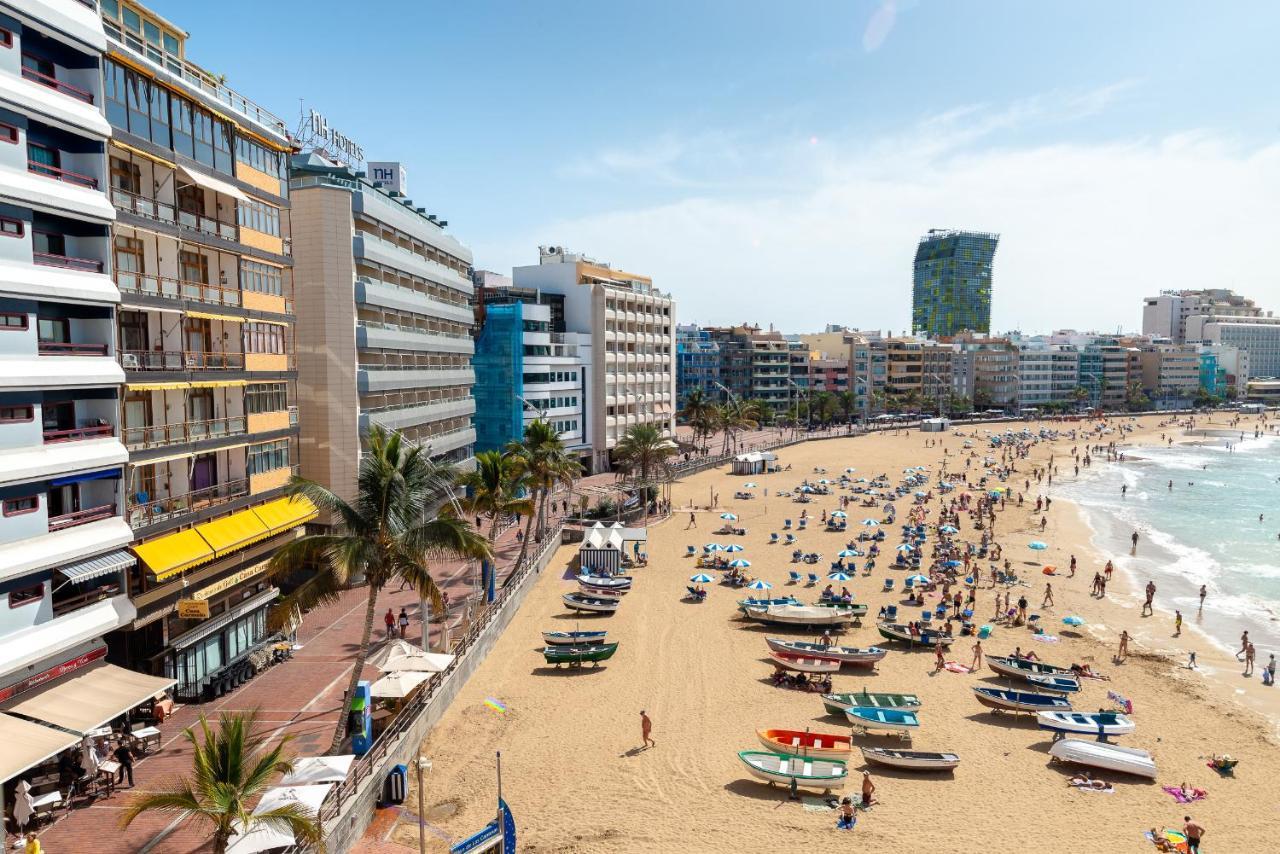 Estudio Con Balcon Playa Las Canteras Las Palmas de Gran Canárias Exterior foto